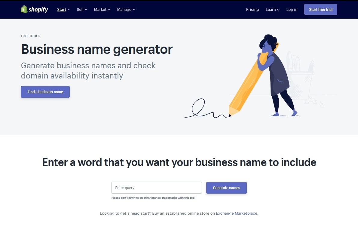 ecommerce name generator